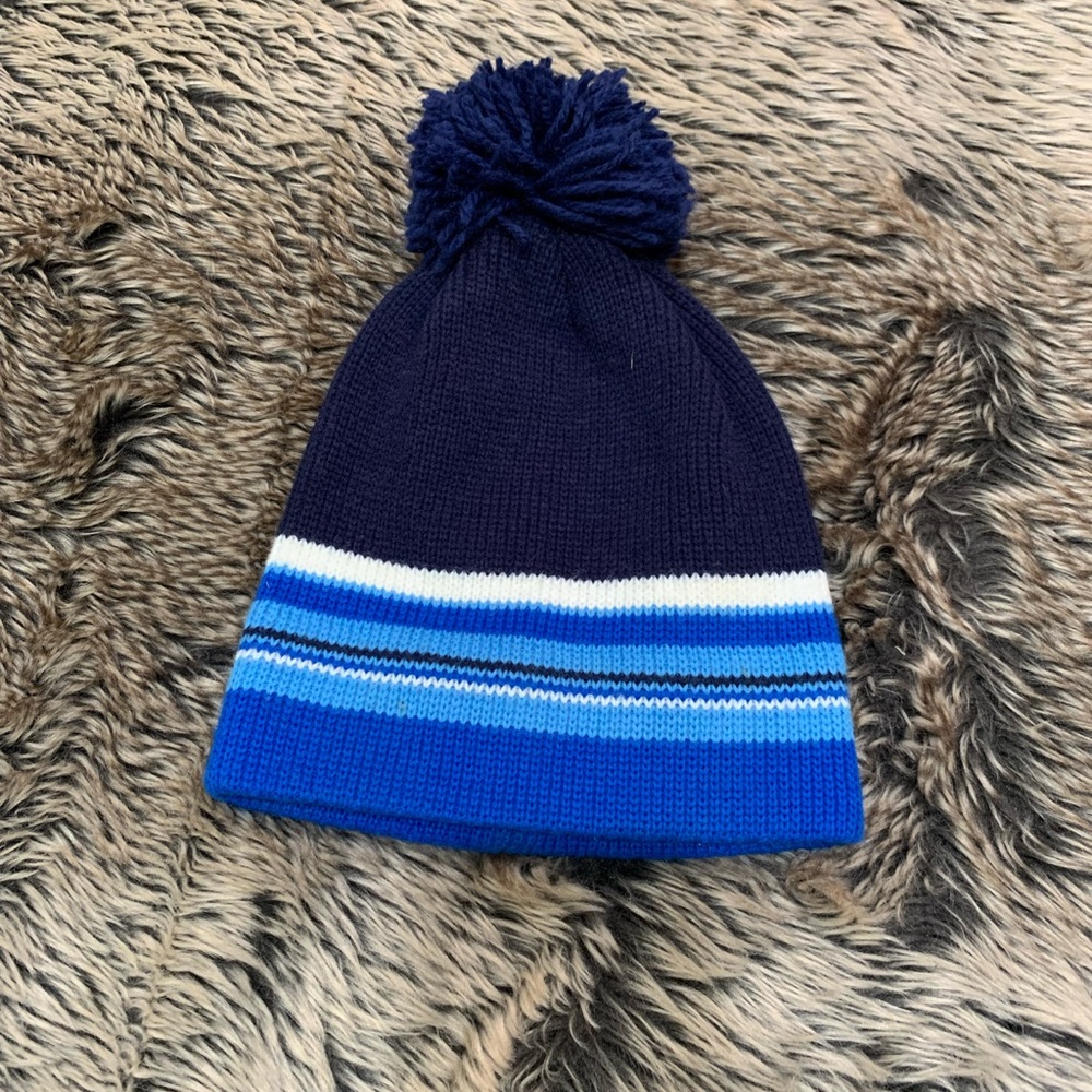 Vintage Penthouse Knit Winter Pom Pom Beanie Old School OS
